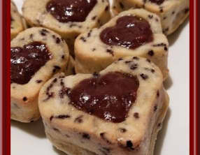 Financiers tigrés au chocolat