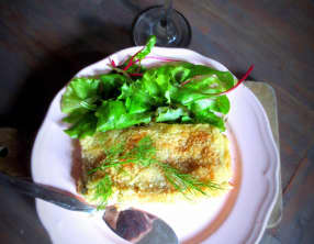 Parmentier de poisson au céleri à l’aneth