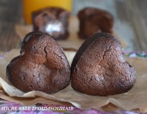 Fondant chocolat coeur nutella