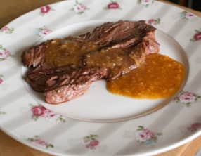 Onglet à l'échalote