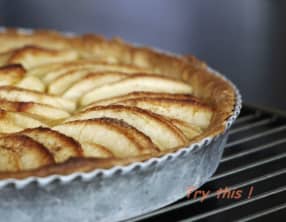 Tarte aux pommes sans produit laitier