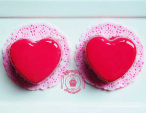 Entremets individuels fraise noix de coco