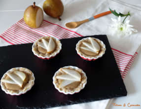 Tartelettes crues à la crème de souchet
