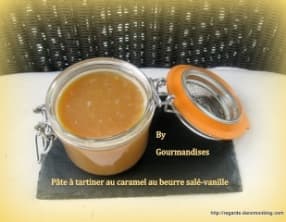 Pâte à tartiner caramel au beurre salé-vanille