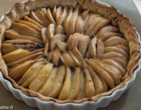 Tarte poire chocolat