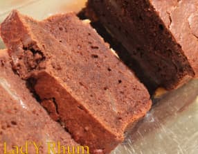 Cake chocolat, à la poire et vin rouge