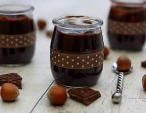 Danette chocolat - noisette maison