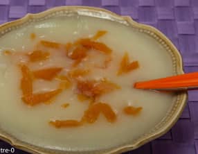 Soupe de topinambours et truite fumée