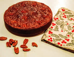 Brownie fondant aux noix de pecan