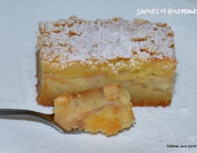 Gâteau aux pommes.