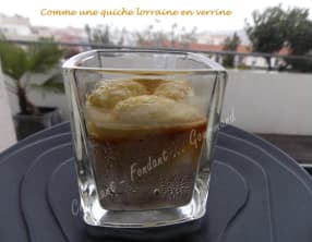 Comme une quiche lorraine en verrine
