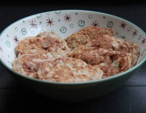 Blinis de topinambours