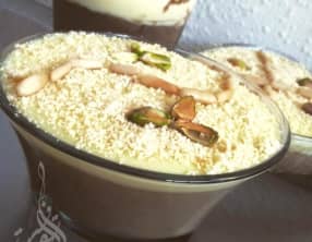 Crème tunisienne aux noisettes