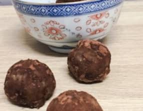 Energy balls orange choco