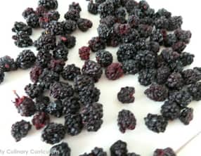 Mûres séchées au four