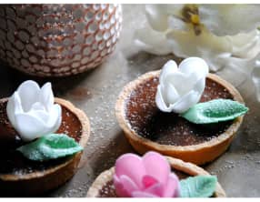 Tartelettes au chocolat au lait et fleur de sel