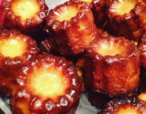 Mini cannelés au rhum