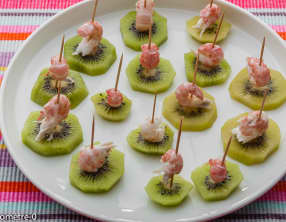 Kiwis aux langoustines