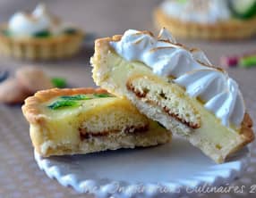 Tartelettes au citron vert et menthe façon Mojito