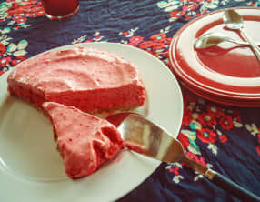 Gâteau glacé fruits rouges