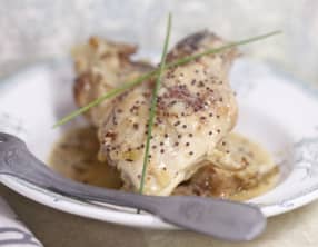 Lapin à la moutarde de Dijon