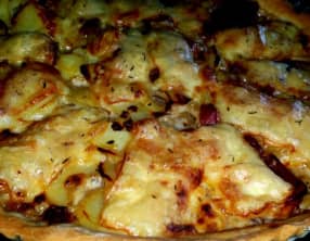 Pizza montagnarde façon raclette