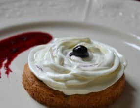 Tarte aux myrtilles à la Tomme de Savoie