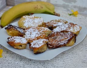 Beignets aux bananes express sans friture