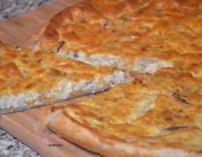 Quiche au poulet rôti
