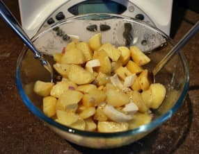 Salade de pommes de terre et sa vinaigrette balsamique