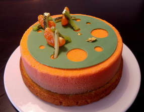 Entremet Orange Vanille Kiwi