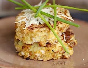 Croquette de poulet fromage et pommes de terre