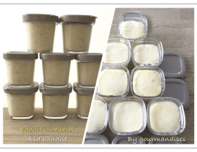 Yaourt moelleux à la banane