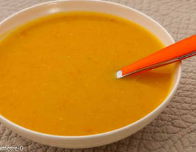 Soupe potimarron carottes