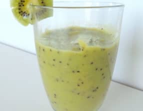 Smoothie avocat, kiwi et bananes