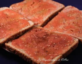 Tartines à la tomate