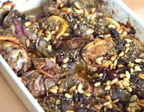 Poulet rôti au sumac, zaatar et citron