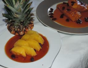 Ananas caramiélisé