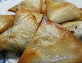 Samoussas aux légumes d'hiver et graines de cardamome