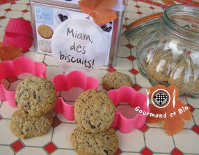 Cookies Avoine, Epeautre, Sarrasin et leurs 2 Chocolats