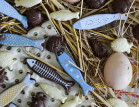 Fritures de Pâques en chocolat