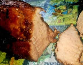 Filet mignon de porc caramélisé aux saveurs asiatiques