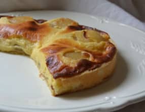 Tarte aux poires et à la Tomme de Savoie