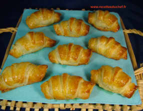 Feuilletés apéritif au fromage frais et chorizo