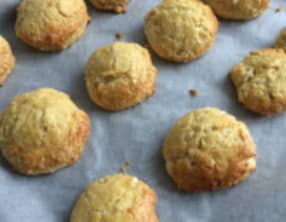 Scones moelleux au chocolat blanc