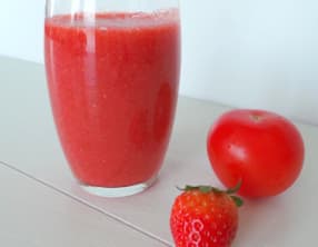 Smoothie tomates - fraises