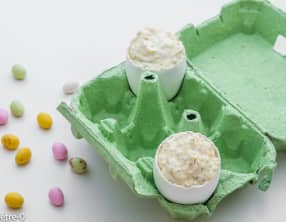 Oeuf au crabe et à la chantilly