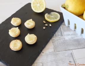 Petites bouchées au citron et chocolat blanc