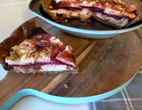 Tarte à la betterave et au fenouil