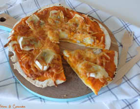 Pizza à la butternut et au bleu